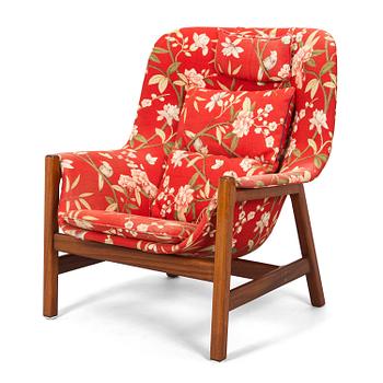 Carl Gustaf Hiort af Ornäs, nojatuoli, "Caravelle", Puunveisto Oy - Träsnideri Ab, 1960-luku.