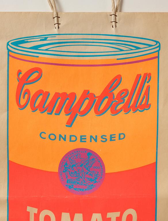 Andy Warhol, "Campbell's soup can (Tomato)".