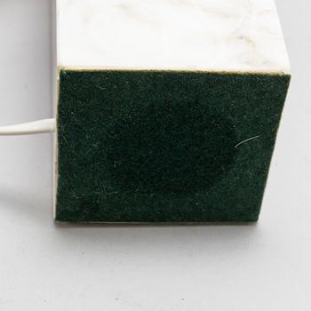 A pair of marble table lamps, Bergboms, second half of the 20th century.