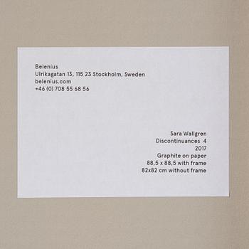 Sara Wallgren, "Discontinuances 4".