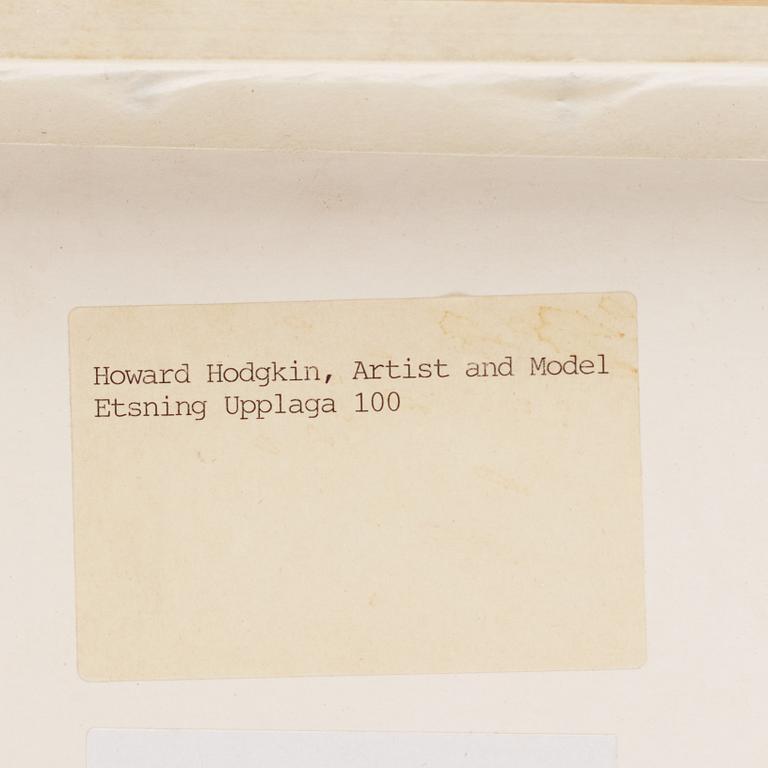 Howard Hodgkin, etsning, 1980. Signerad och daterad.