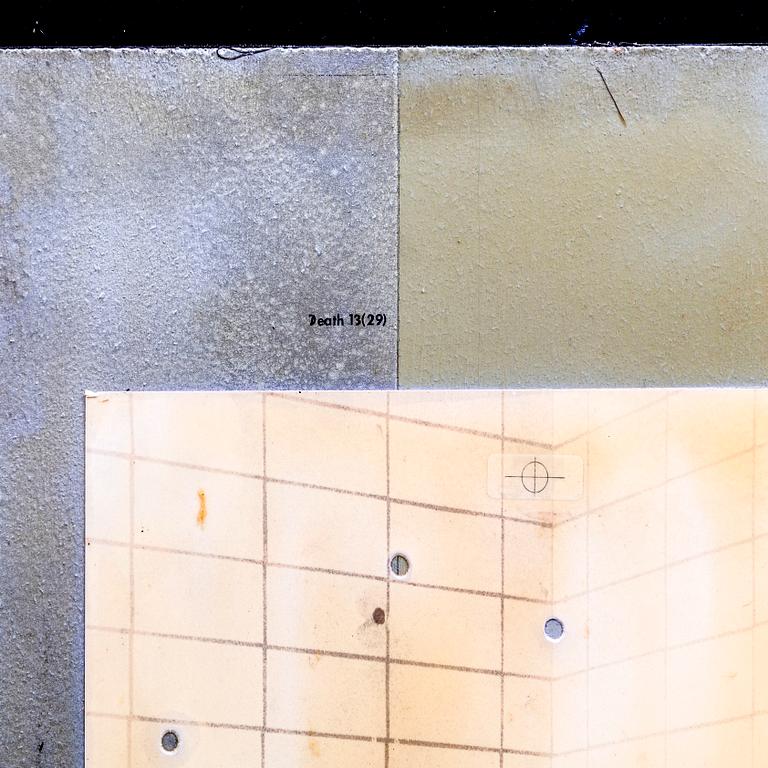 Magnus Denker, diptyk mixed media signerad och daterad 99.