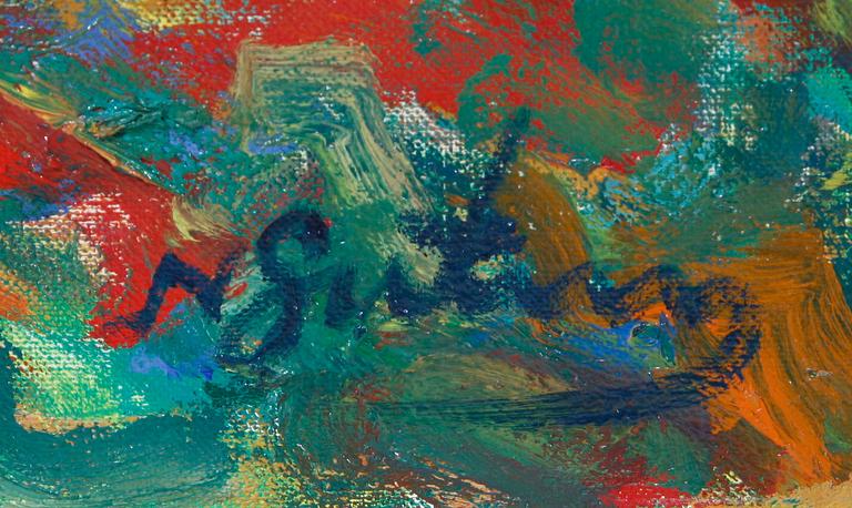 NATHAN GUTMAN, olja på duk, sign.