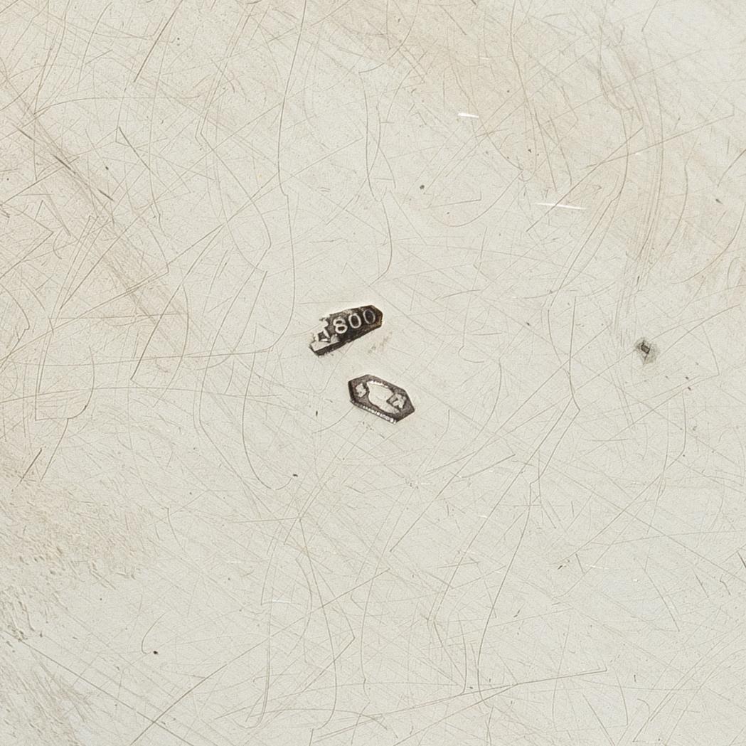 Three silver boxes with lid, Central Europe 18th/19th century.