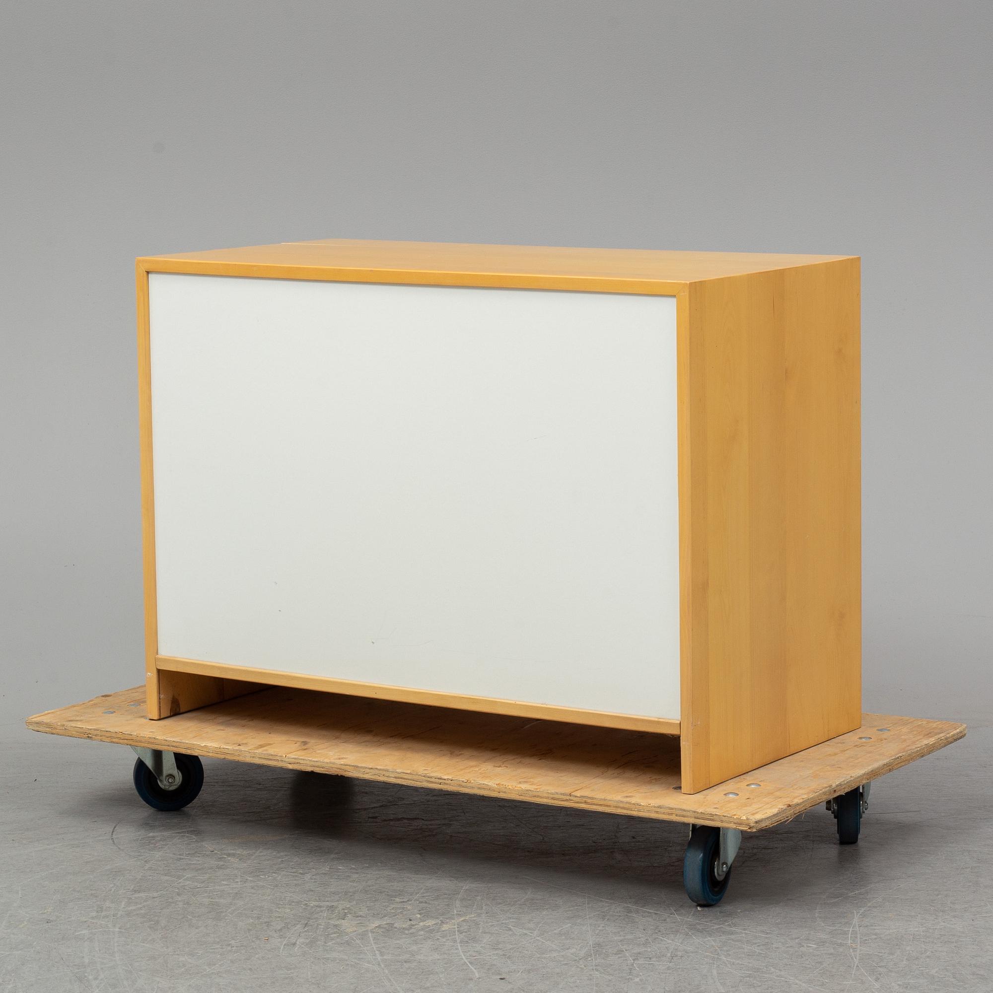 ALVAR AALTO, a model 217 birch cabinet from Artek, Finland.