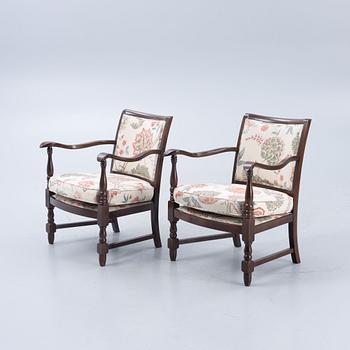 A pair of chairs, JIO Möbler, late 20th Century.