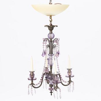 Chandelier, first half of the 20th century.
