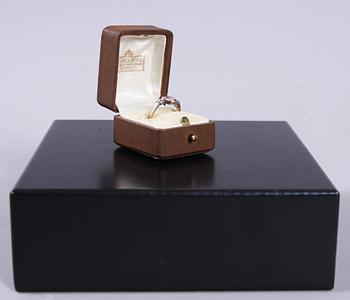 RING, guld 18 K m ametist o rosenstenar, 1920-tal.
