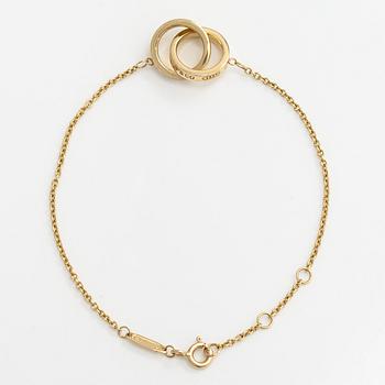 Tiffany & Co, rannekoru  "Interlocking Circles" 18K kultaa.