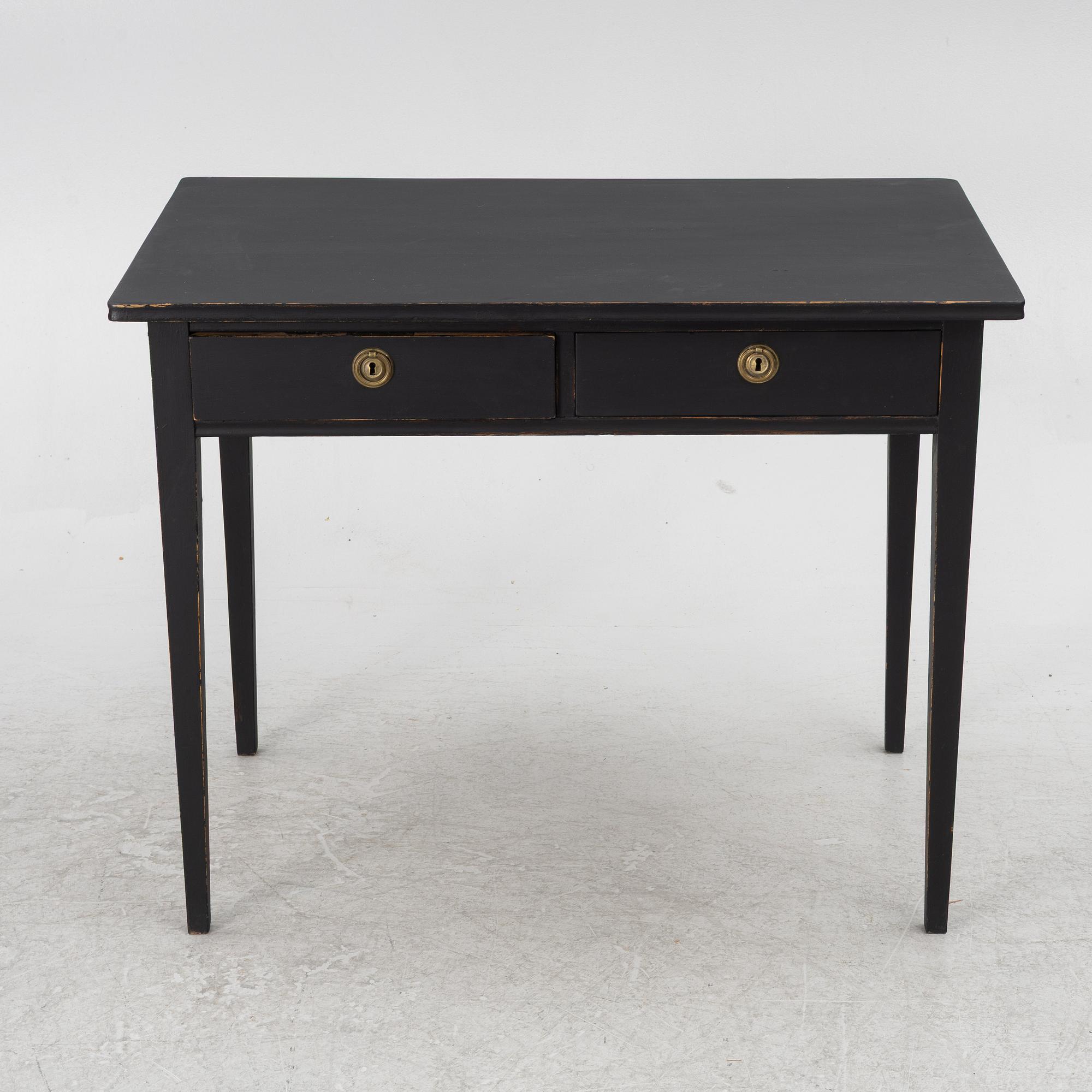 Skrivbord, gustaviansk stil, 1900-tal.