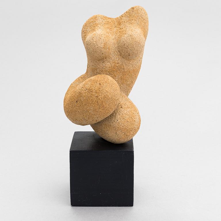 Raimo Veranen, sculpture, sandstone, signed and dated -76.