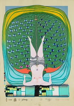 Friedensreich Hundertwasser, 'Hommage à Sonnenstern'.