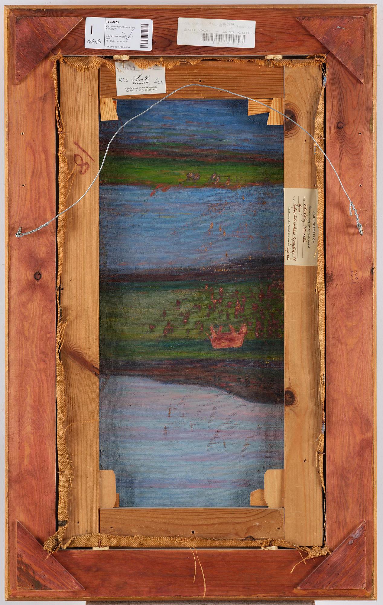 Karl Nordström, "Sunset, Bohuslän".