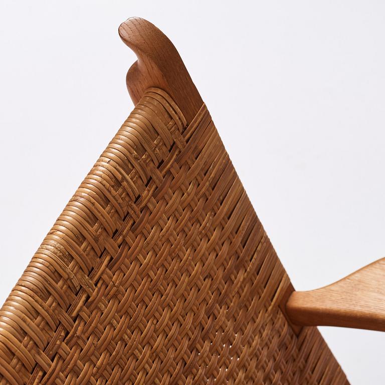 Hans J. Wegner, fåtöljer, ett par "CH27", Carl Hansen & Son, Danmark 1950-tal.