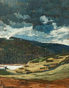 Helmer Osslund, Summer day, Ljungan.