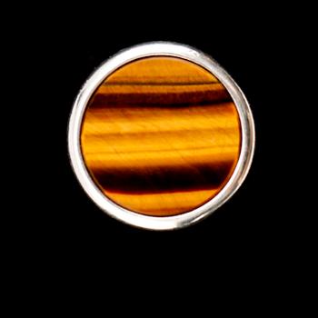 HALSBAND samt RINGAR, 2 st, silver, en ring Arne Johansen, Danmark, 1900-talets andra hälft. Vikt ca.