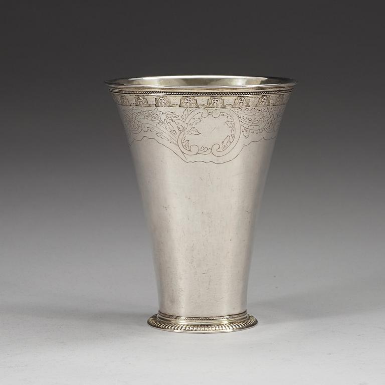 BÄGARE, av Johan Pettersson Berg, Norrköping före 1759 (verksam 1727-1762 (-68)).