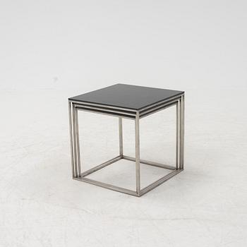Poul Kjaerholm, a 'PK-71' nest table from Fritz Hansen, 2008.