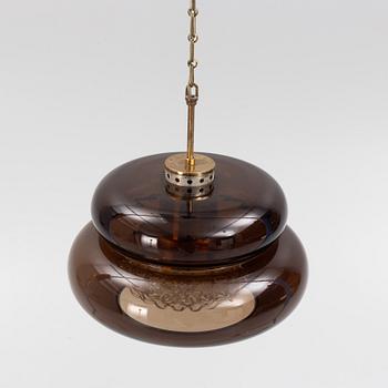 Carl Fagerlund, taklampa, "Bubblan", Orrefors.