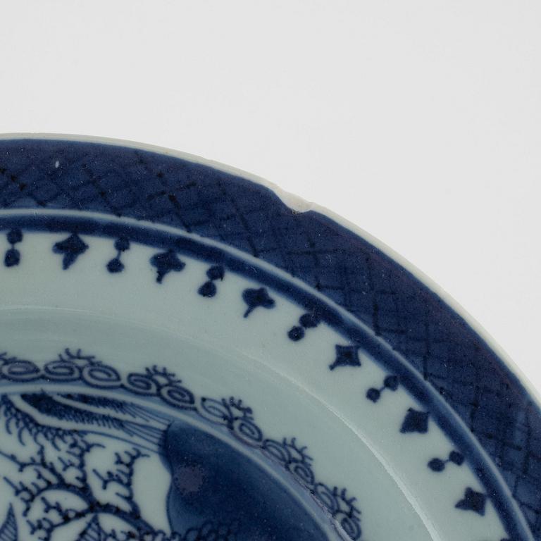 A set of twelve blue and white porcelain plates, China, Jiaqing (1796-1820).