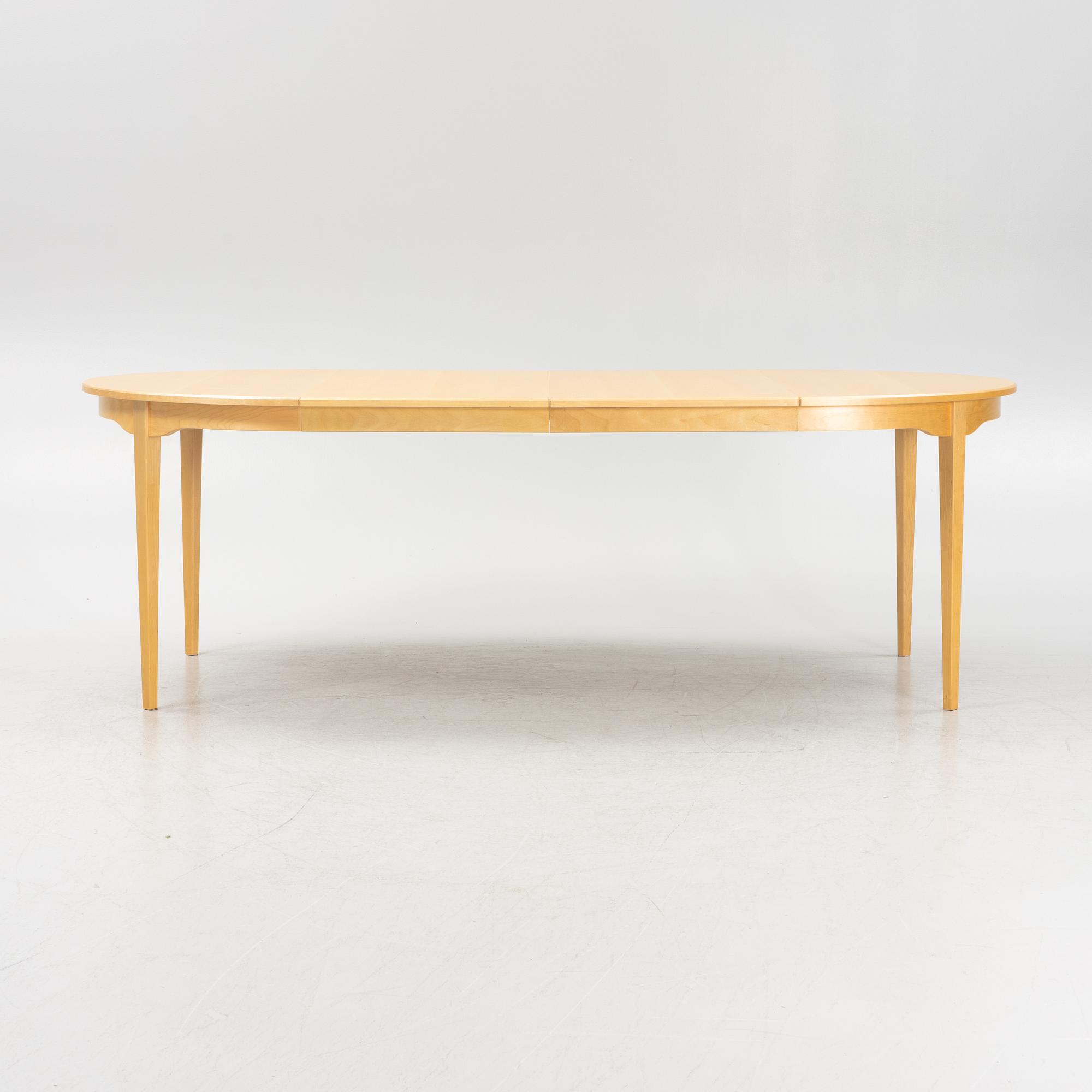 Carl Malmsten, a 'Talavid' table, NC Möbler, Sweden, 2005.