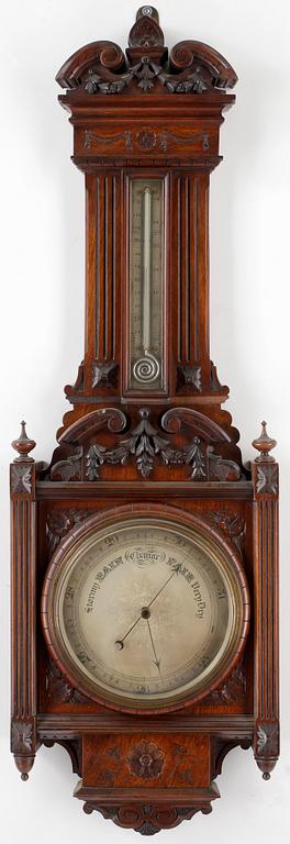 BAROMETER, nyrenässans, sent 1800-tal.