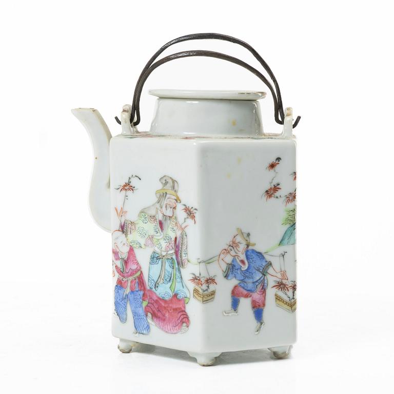 Servisdelar, 6 st, porslin, Kina, 1900-talets början.