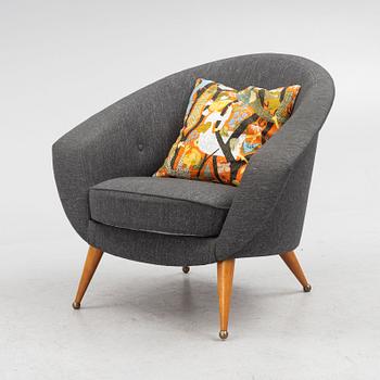 Folke Jansson, a 'tellus' armchair, SM Wincrantz, Skövde, 1950's.