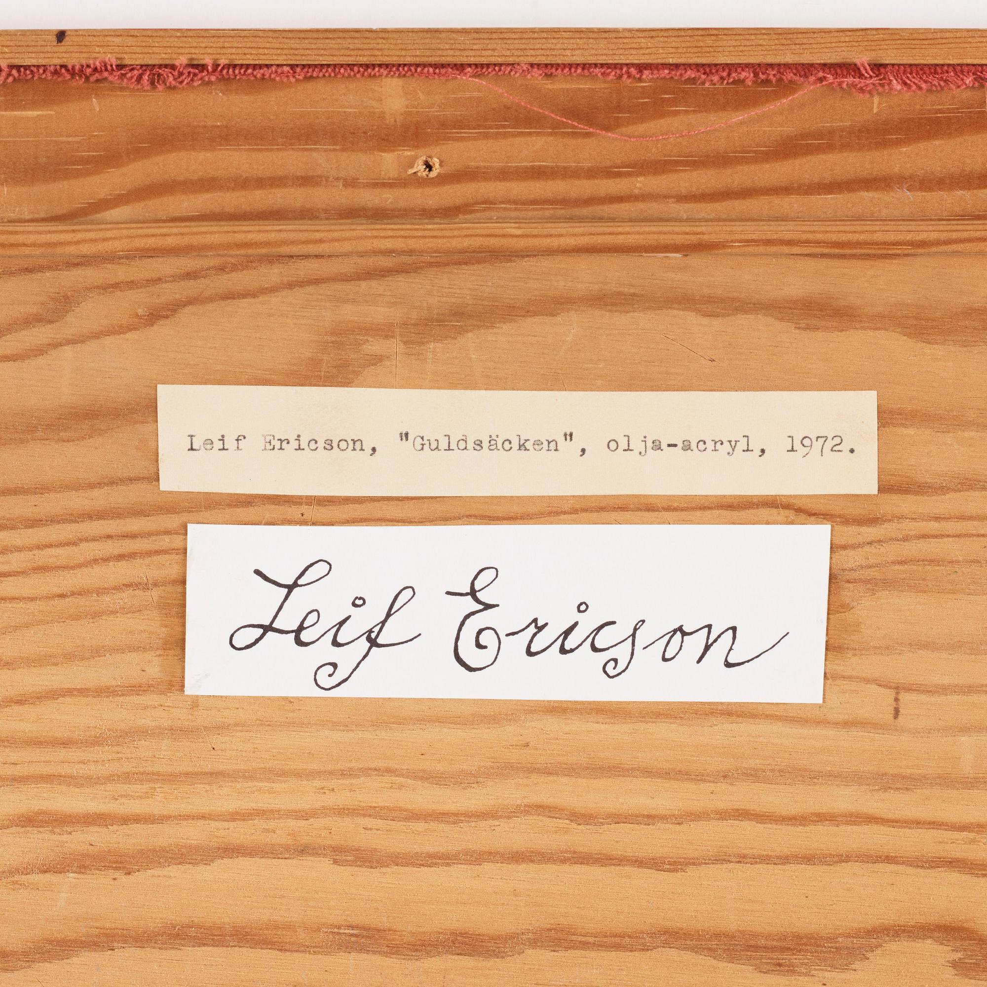 Leif Ericson, "Guldsäcken".