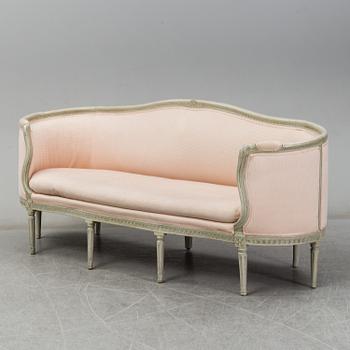 A Swedish Gustavian sofa, ca 1800.