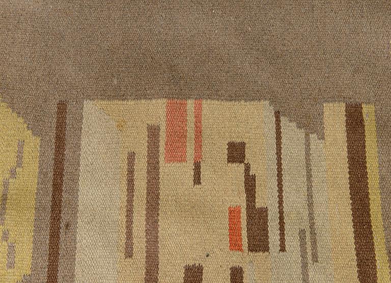 Hårgarnsmatta, 1930-tal. Ca 300x190 cm.