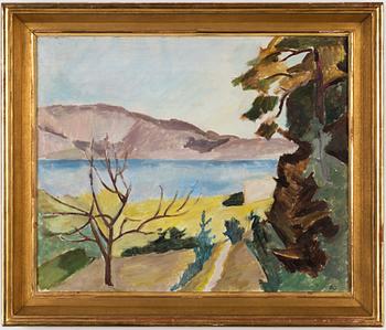 Birger Simonsson, "Landskap", signerad BS.