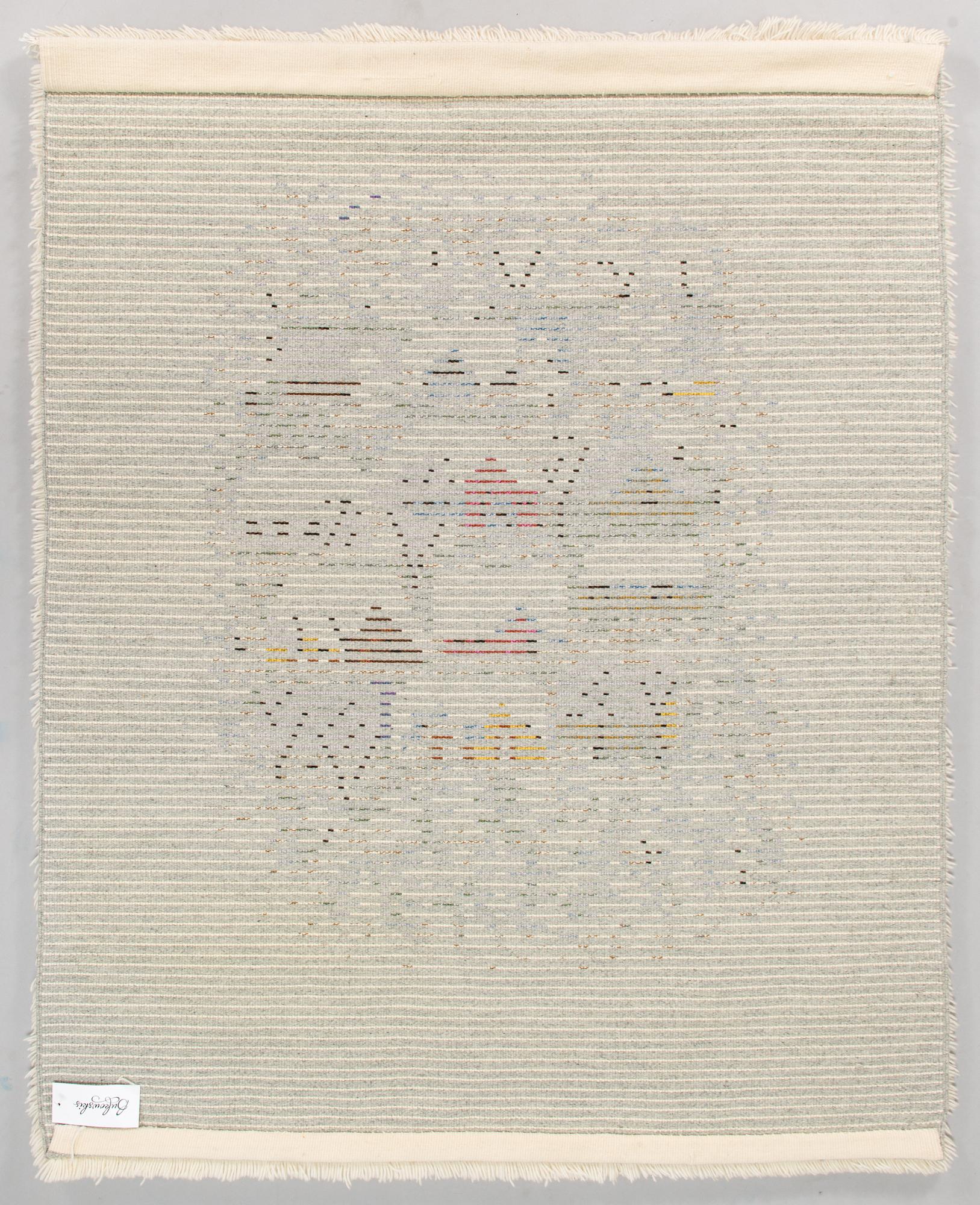 Irmeli Grönlund,  A Finnish long pile Ryijy Rug, for Friends of Finnish Handicraft. Circa 130 x105 cm.