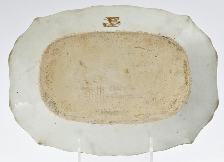 STEKFAT, porslin, Qianlong, Kina, 1700-tal.