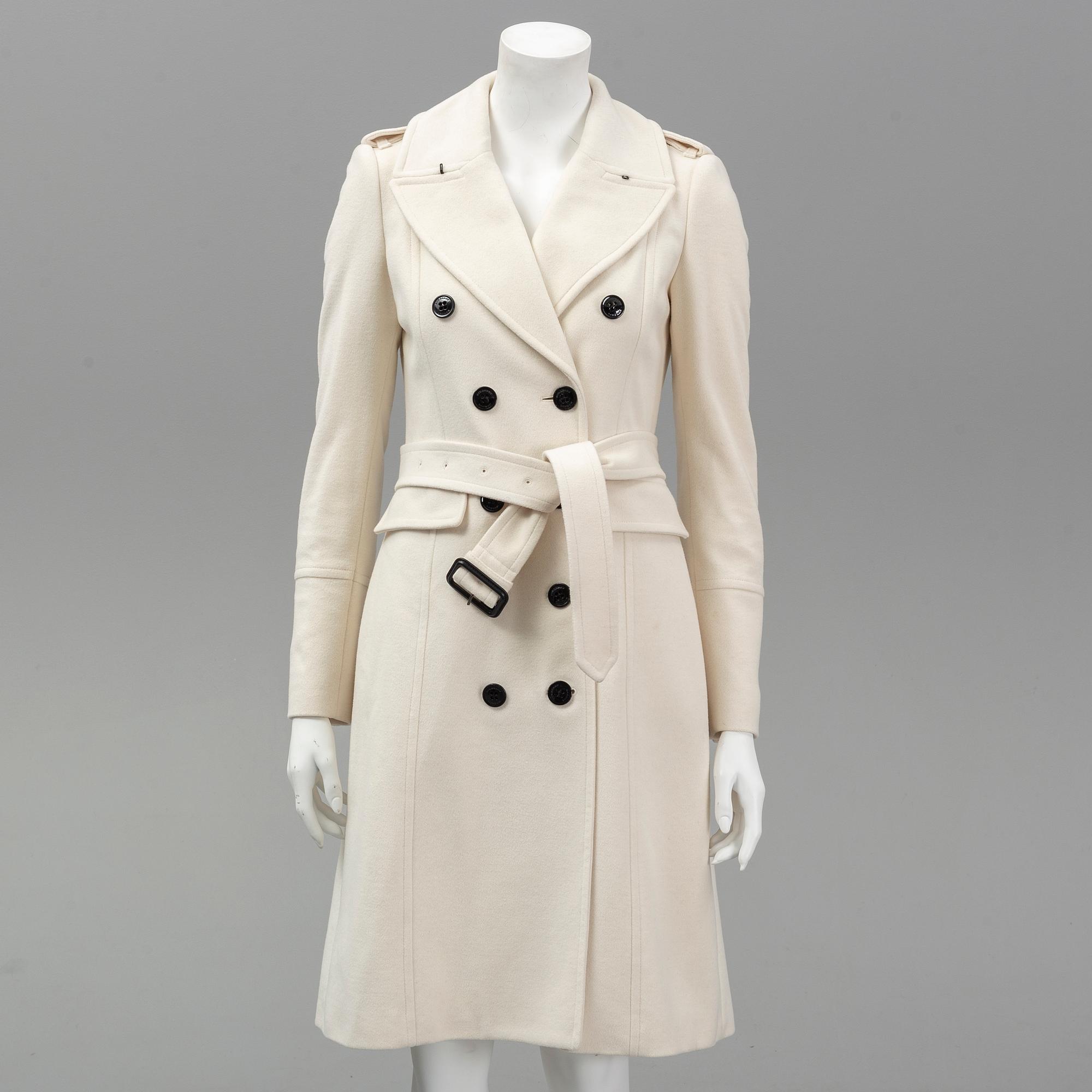 BURBERRY, a wool coat, size UK 6/Ger 34.