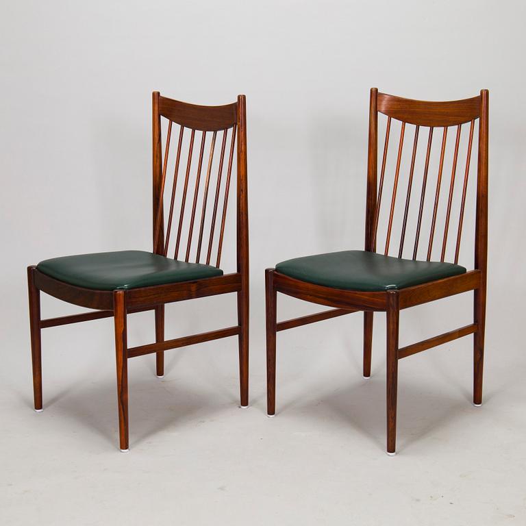 Arne Vodder, four 1960s chairs for Sibast Denmark.