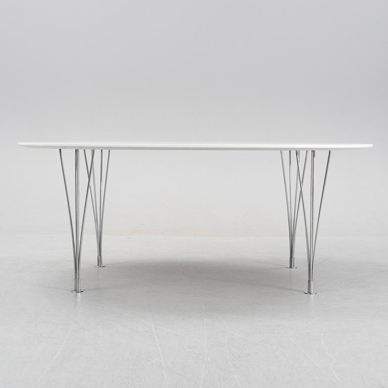 Bruno Mathsson & Piet Hein, a 'Superellips' dining table, Mathsson International, Värnamo.