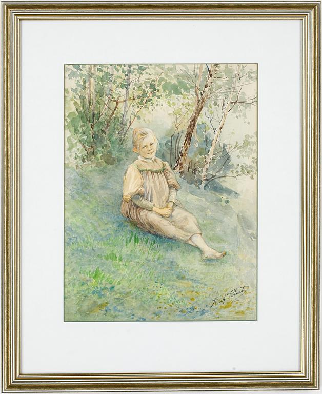 HILMA af KLINT, akvarell, signerad.