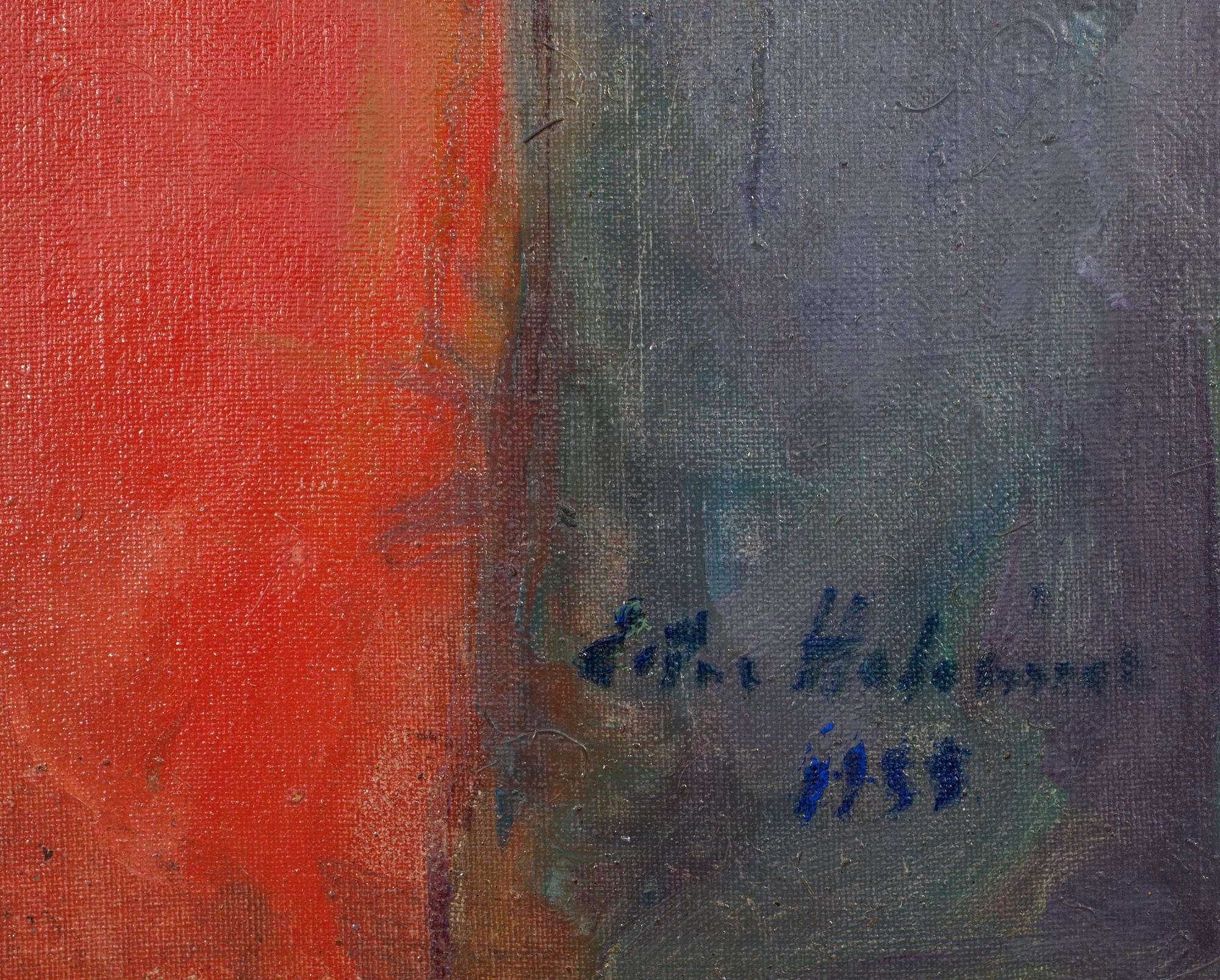 ESTER HELENIUS, olja på duk, sign. och dat. 1955.