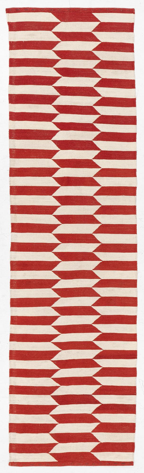 Gallerimatta, slätväv, ca 300 x 82 cm.