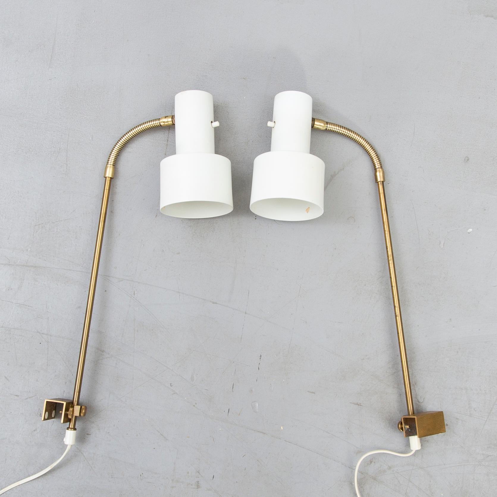 Bed lamps, a pair of NAFA, second half of the 20th century.