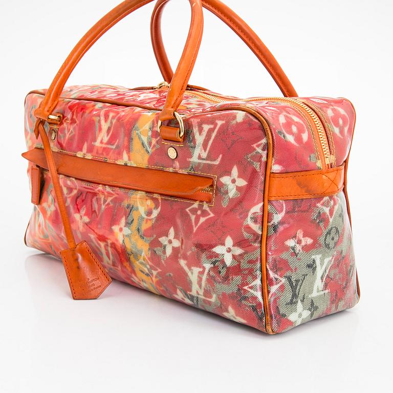 Louis Vuitton, a 'Le Rose Defile Denim Pulp PM' bag design Richard Prince.