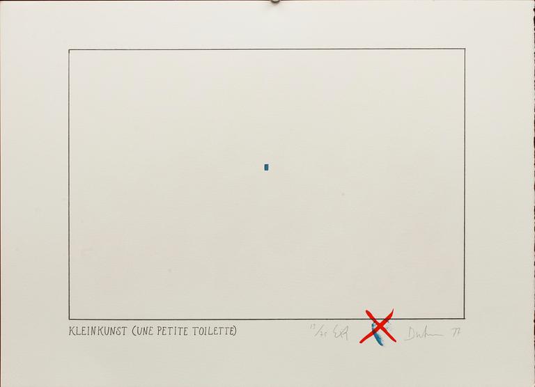 ERIK DIETMAN, mapp med 10 färglitografier, sign, dat -77 och numr 13/75.