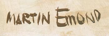 Martin Emond, olja på pannå signerad.