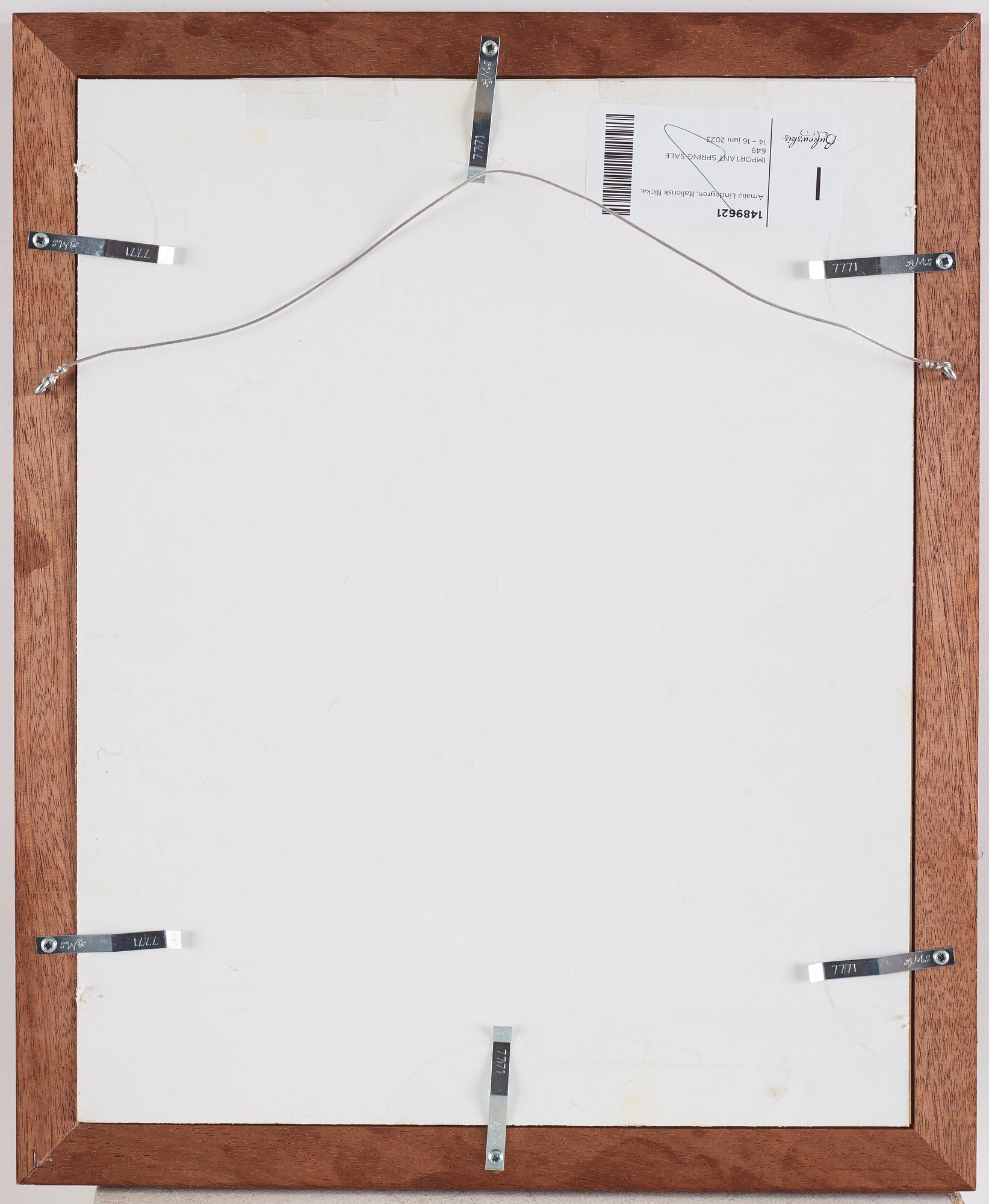 Amalia Lindegren, Italian girl. Bukowskis