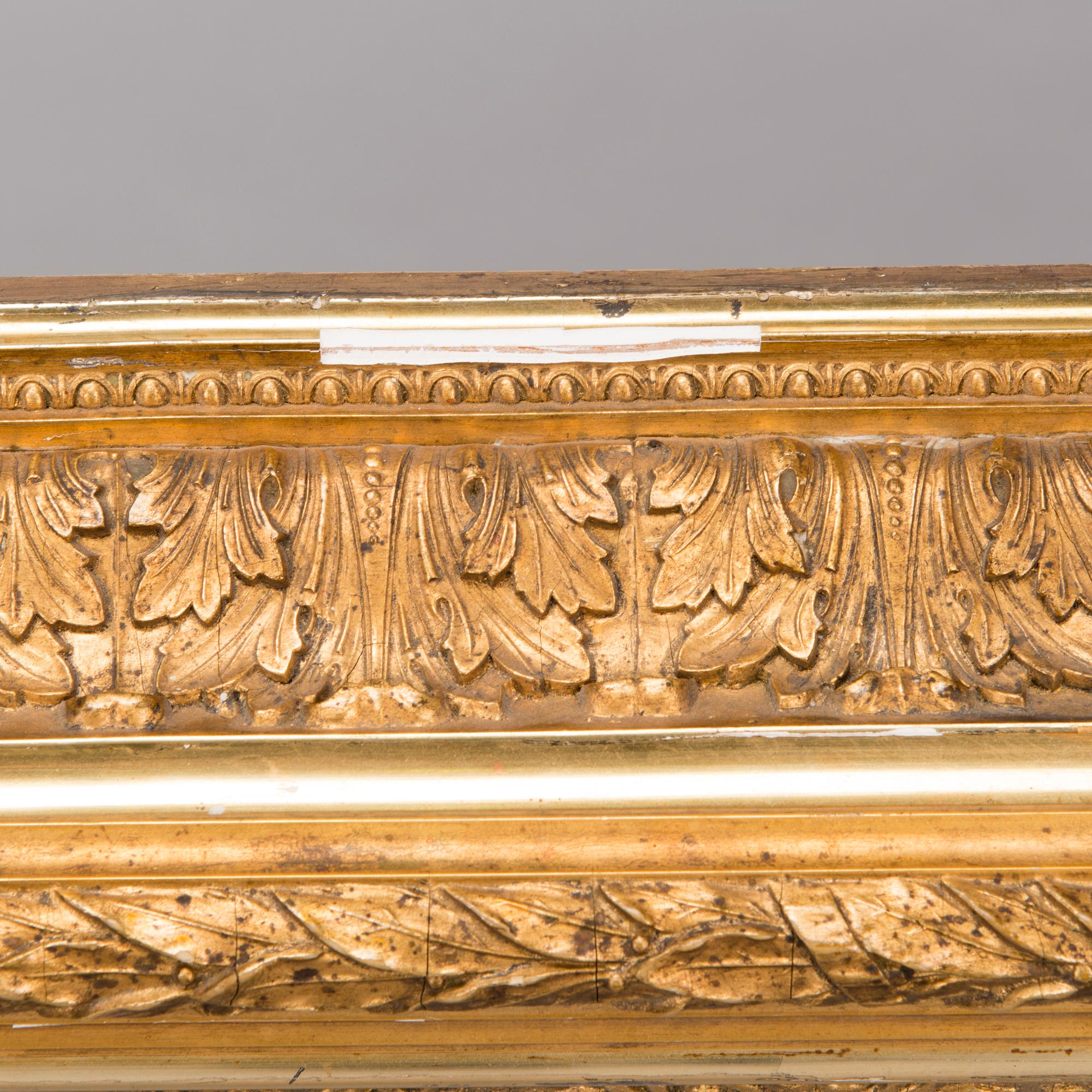 A GILT FRAME, late 19th century.