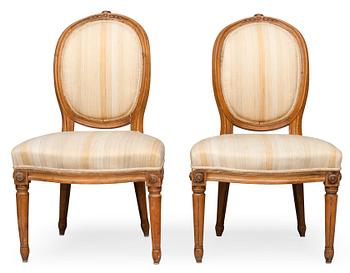 A PAIR OF CHAIRS.