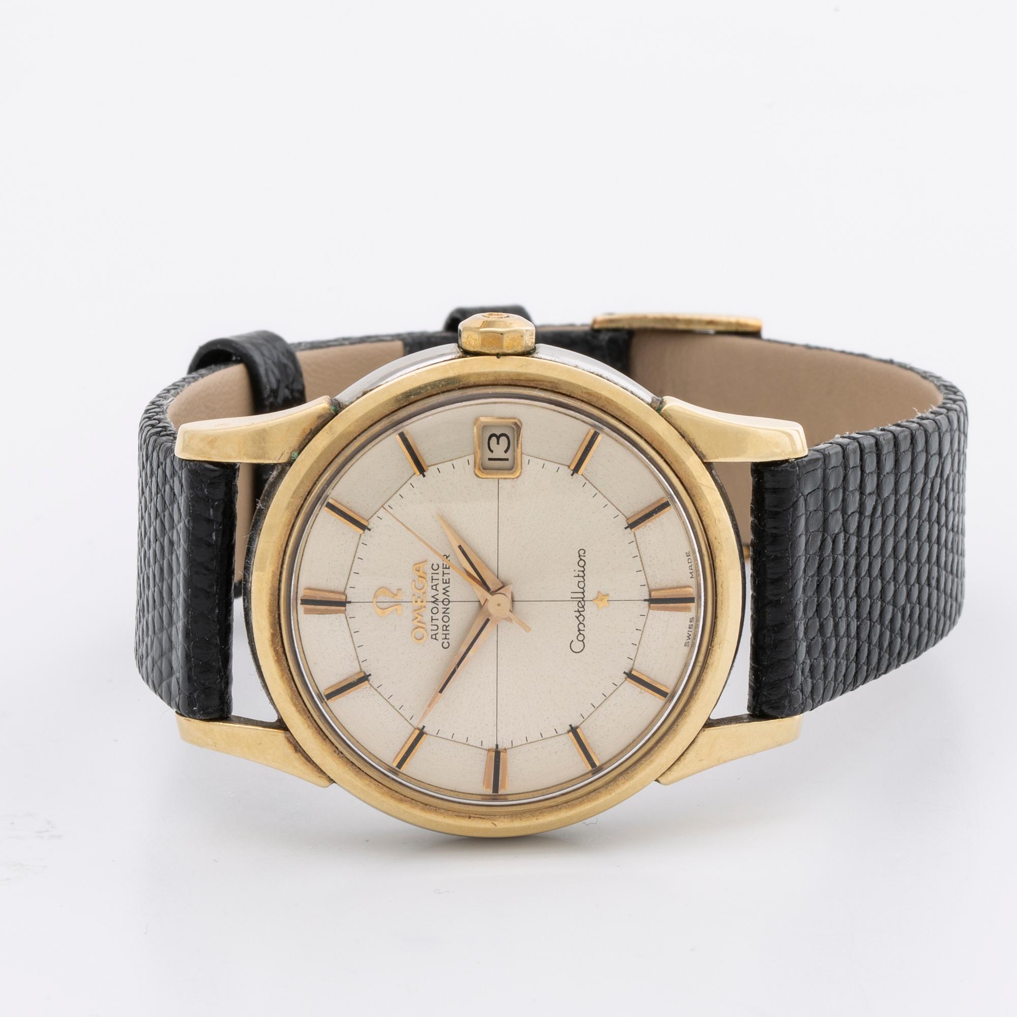 OMEGA, Constellation, Chronometer, "Pie-Pan", armbandsur, 34 mm.