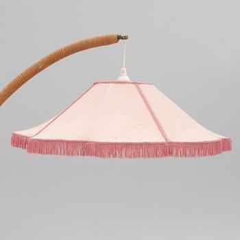 Golvlampa med bord, Swedish Modern, 1940-tal.