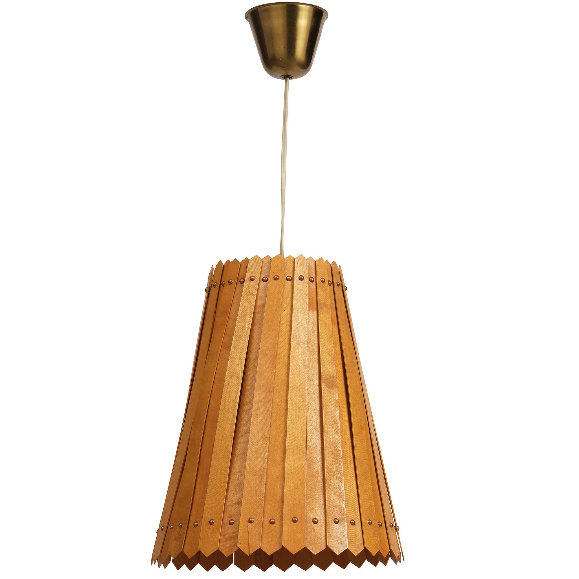 Carl-Axel Acking, & Sven Hesselgren, a "Luxiflax" ceiling lamp, Asea, 1940s.